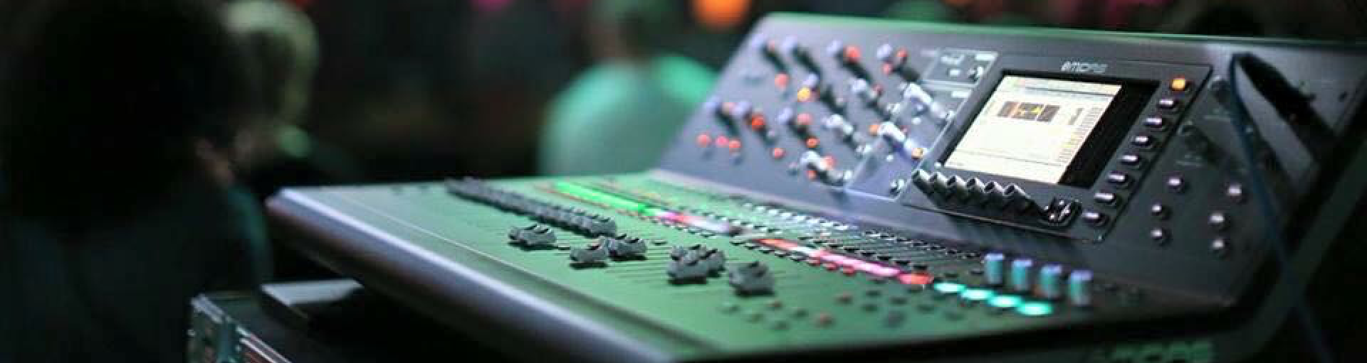 Show with Midas mixer console
